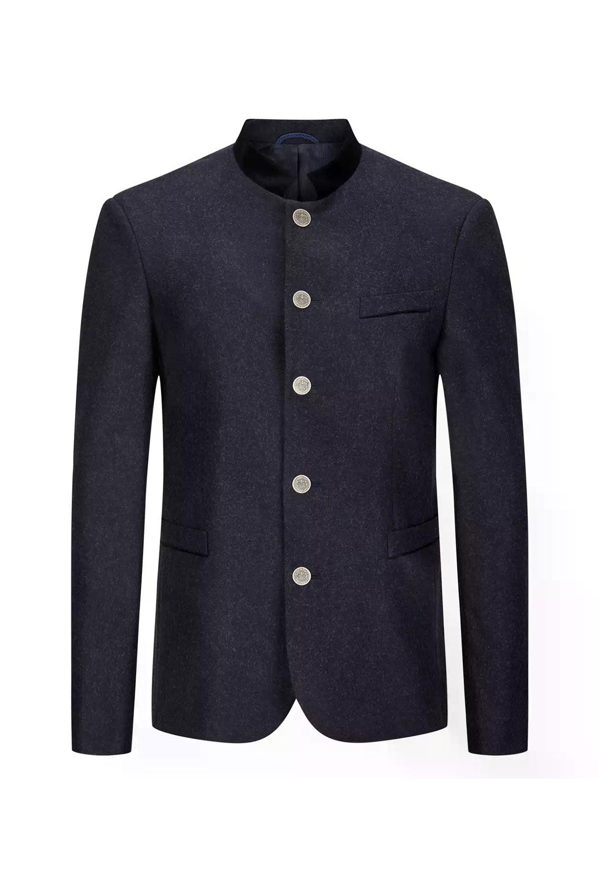 Herren Janker in Dunkelblau mit Stehkragen