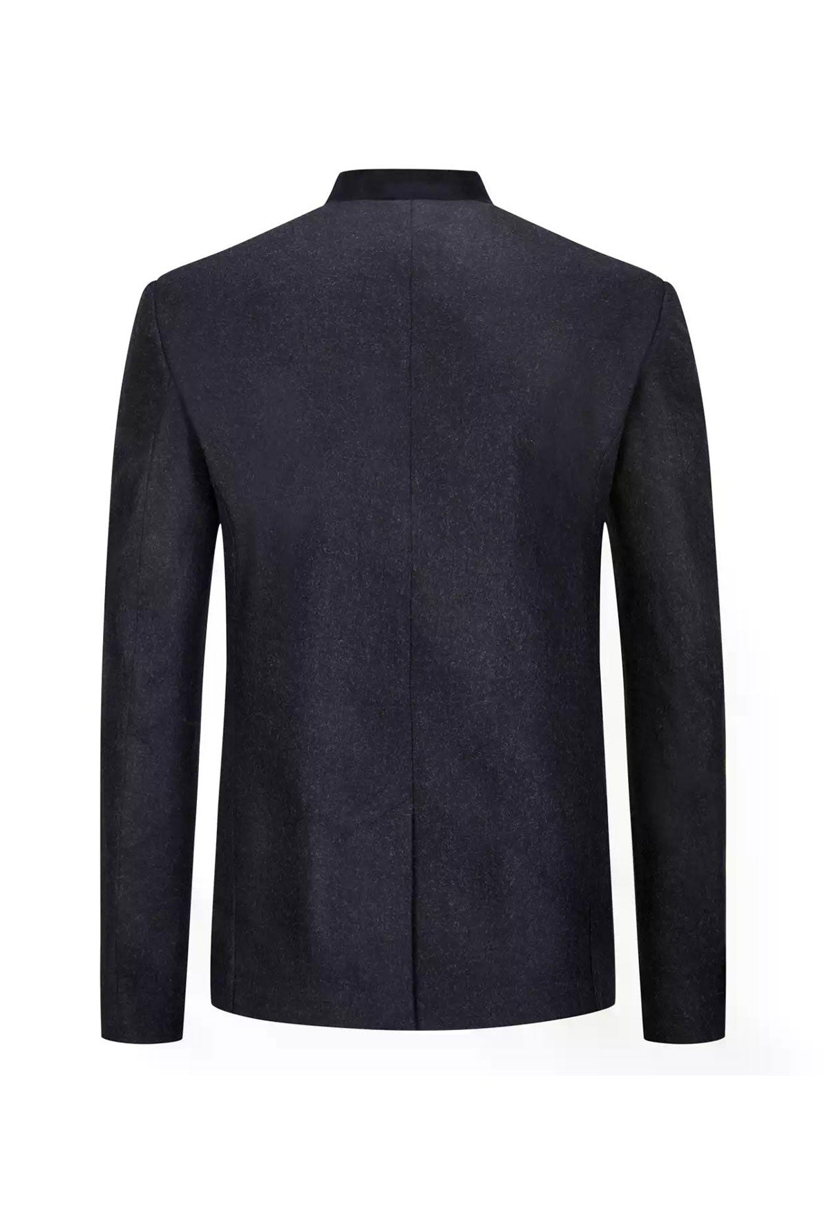 Herren Janker in Dunkelblau mit Stehkragen