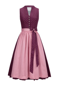 Dirndl Tina Aubergine