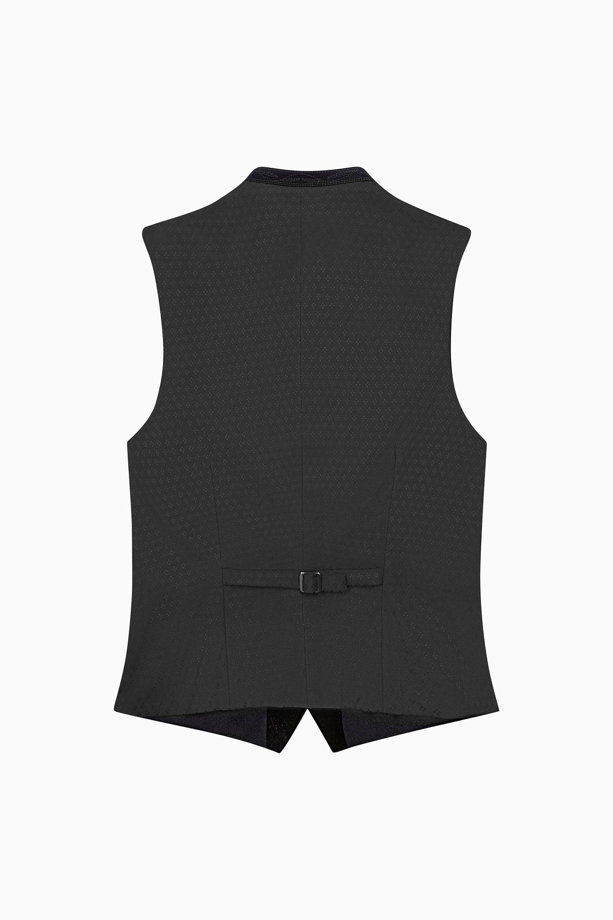 Gottseidank Lodenweste in Dunkelblau mit Stehkragen