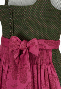 Gottseidank Dirndl Monika Bronzegrün/ Pink