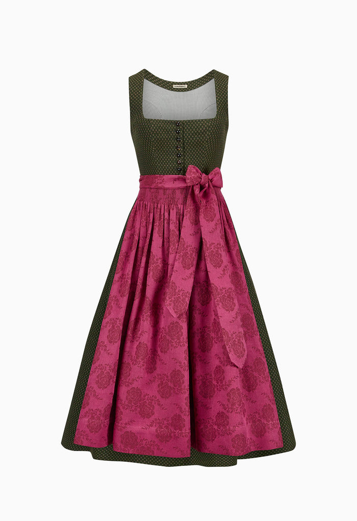 Gottseidank Dirndl Monika Bronzegrün/ Pink