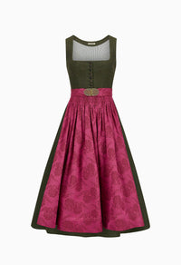 Gottseidank Dirndl Monika Bronzegrün/ Pink