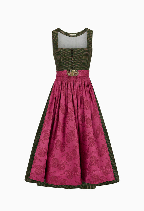 Gottseidank Dirndl Monika Bronzegrün/ Pink
