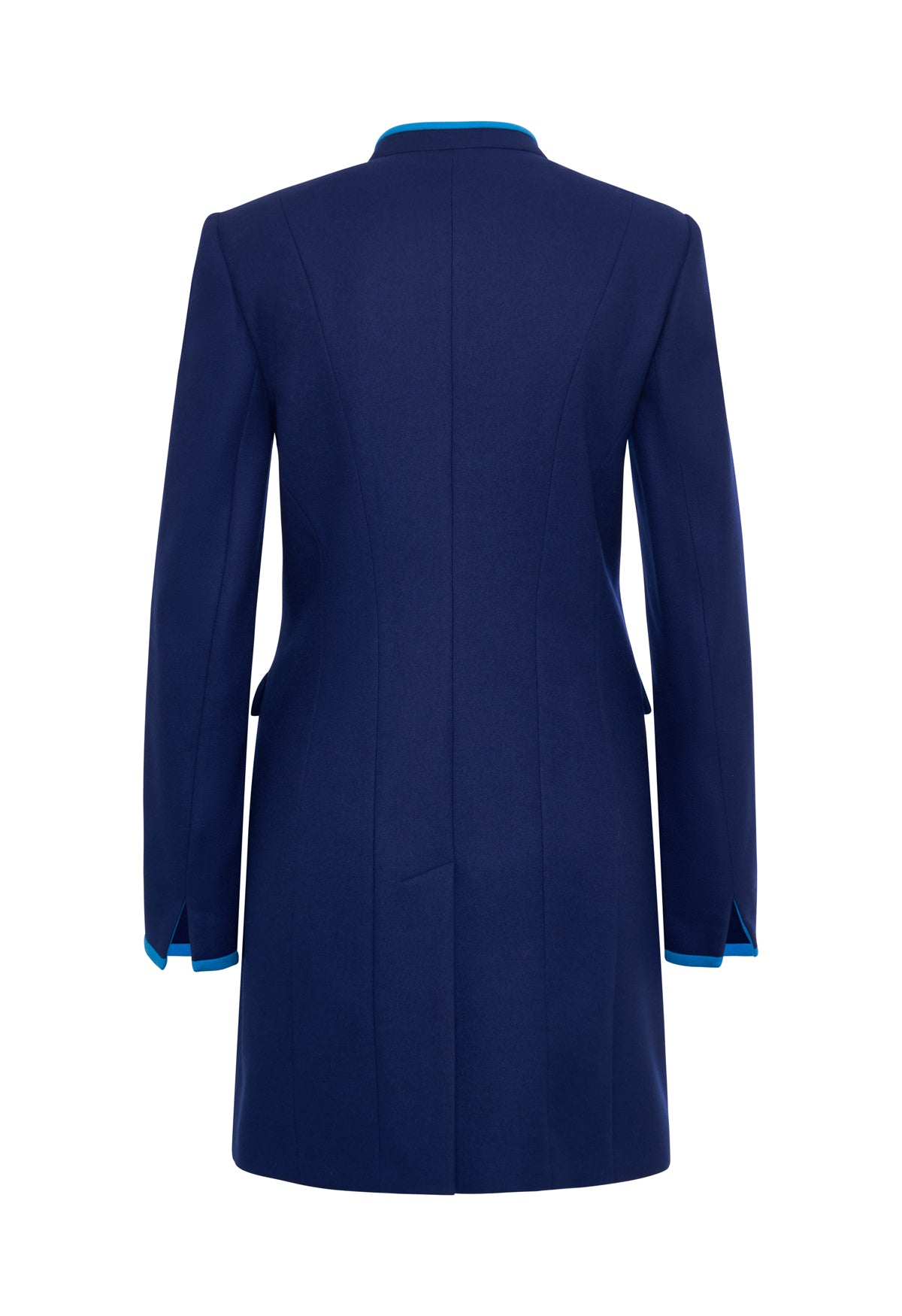 Franzi Gehrock blauer Loden