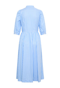 Kleid Streifen Baumwolle