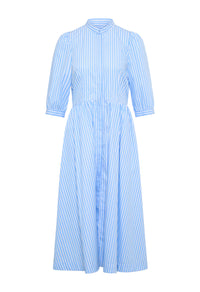 Kleid Streifen Baumwolle