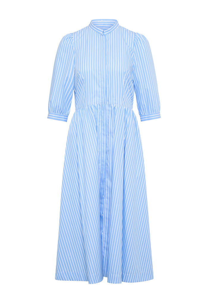 Kleid Streifen Baumwolle