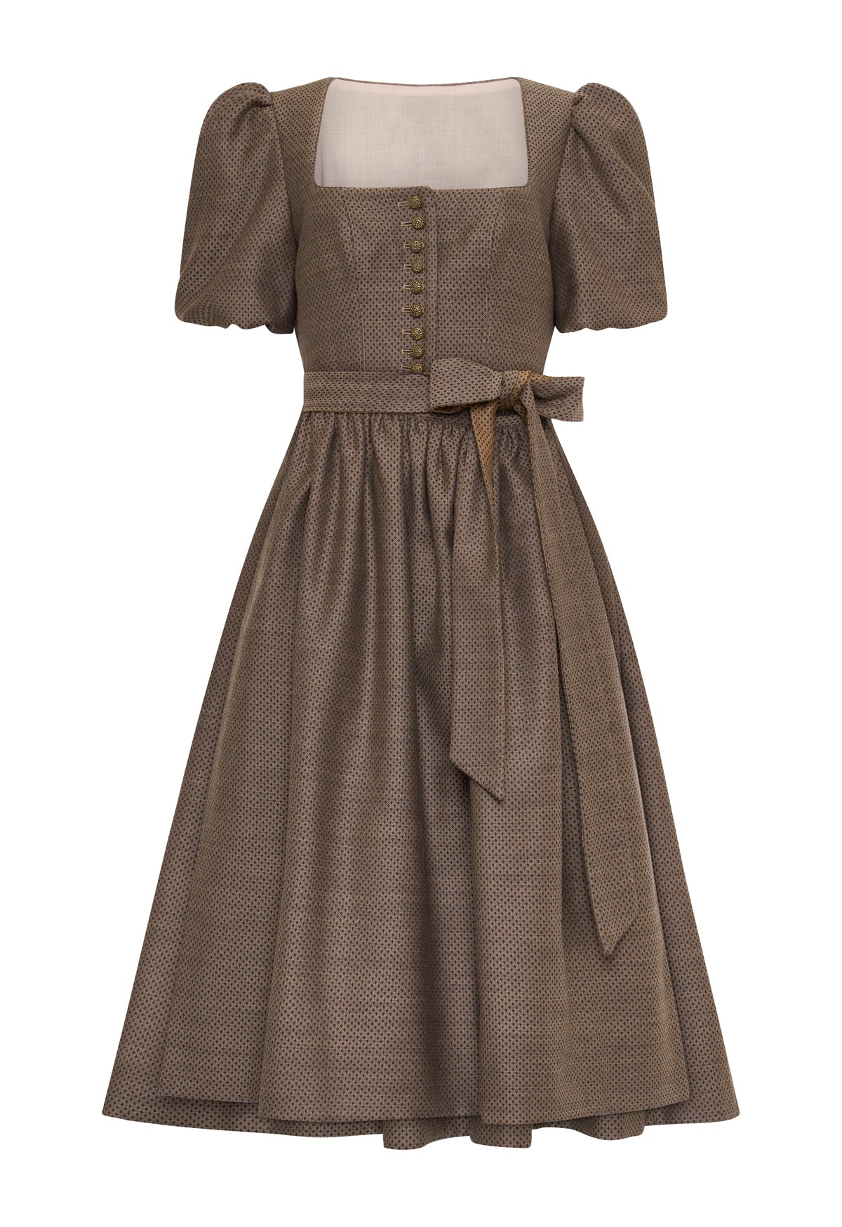 Influencer Dirndl braun Jaquard/ Susanne Sweet Living