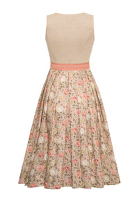 Dirndl Fanny Leinen Hellbeige