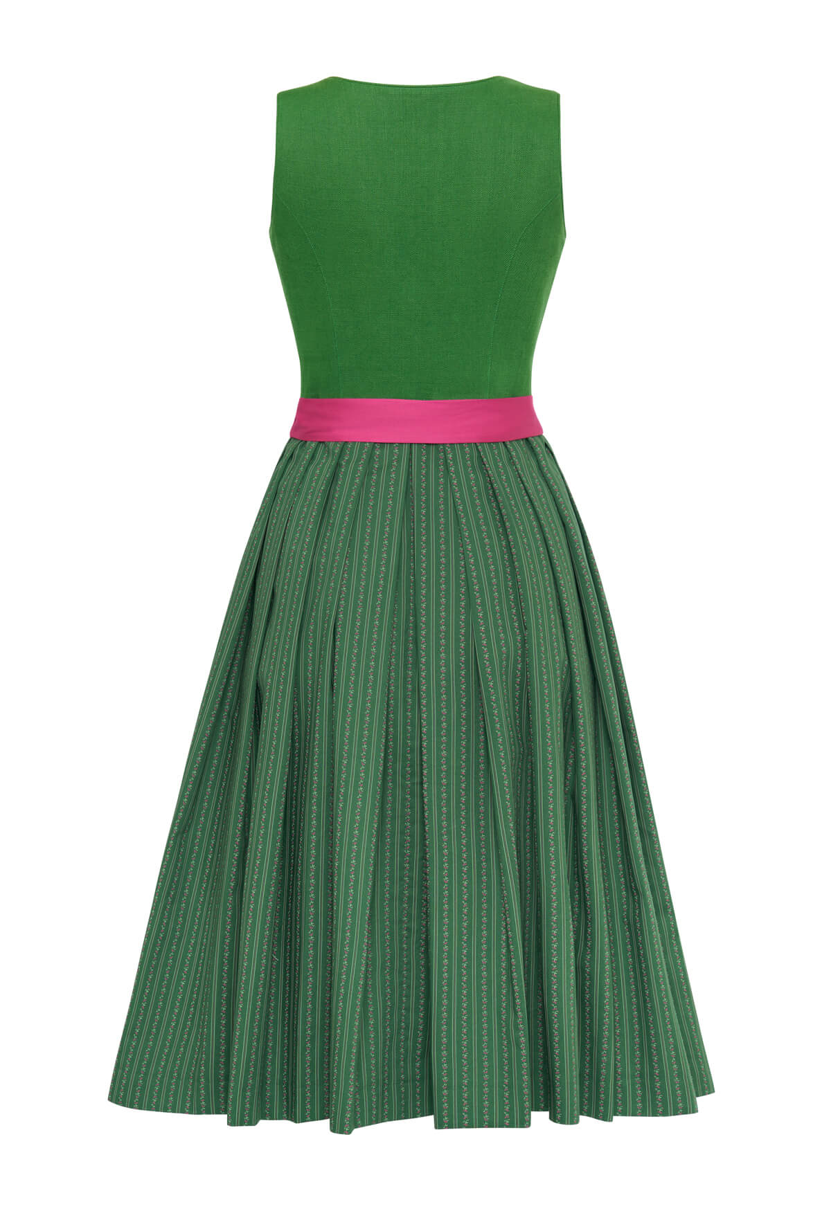Dirndl Fanny Leinen Grün
