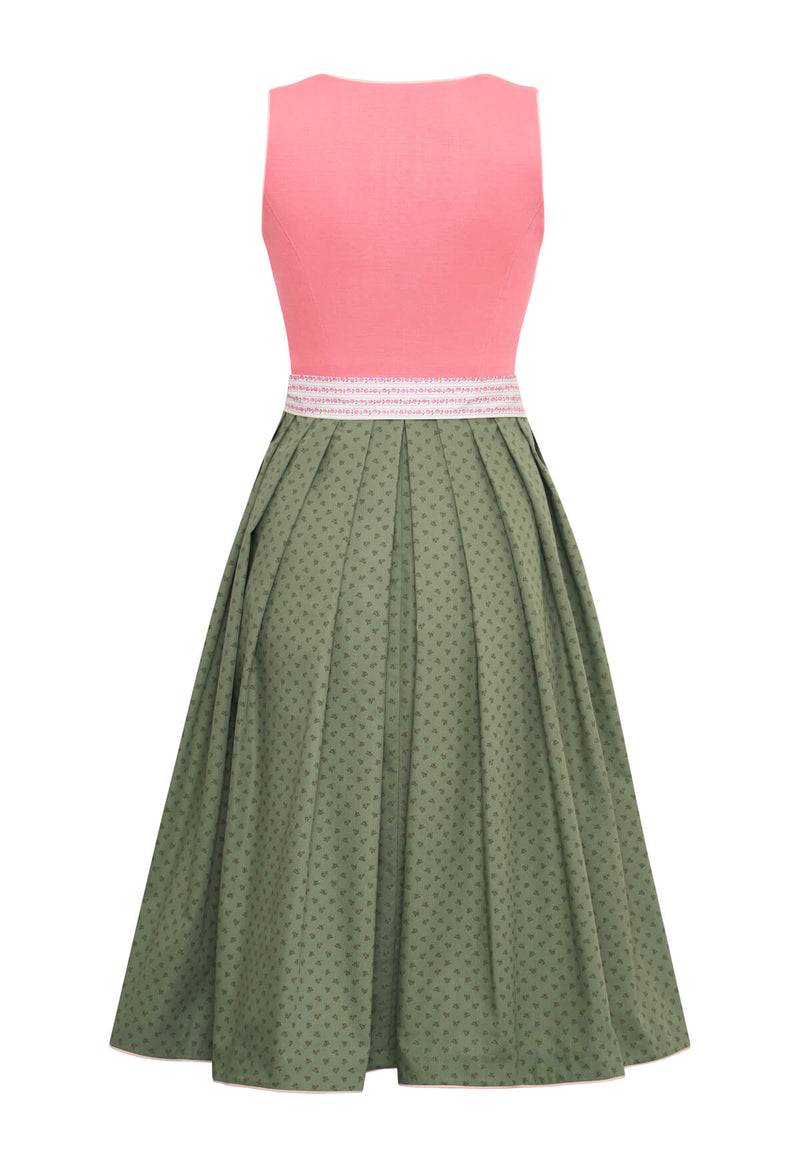 Dirndl Fanny Leinen Rose