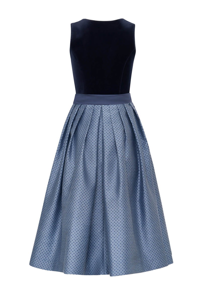 Dirndl Fanny dunkelblauer Samt