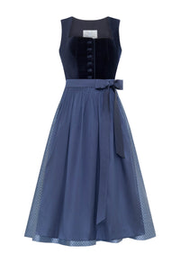 Dirndl Fanny dunkelblauer Samt