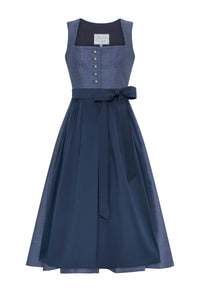 Dirndl Fanny Marineblau Muster