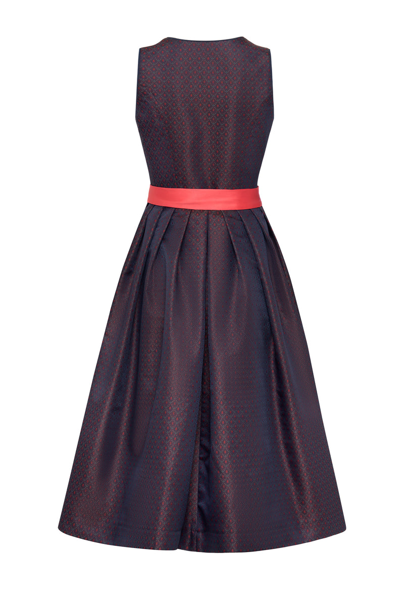 Dirndl Fanny in Marine und Koralle