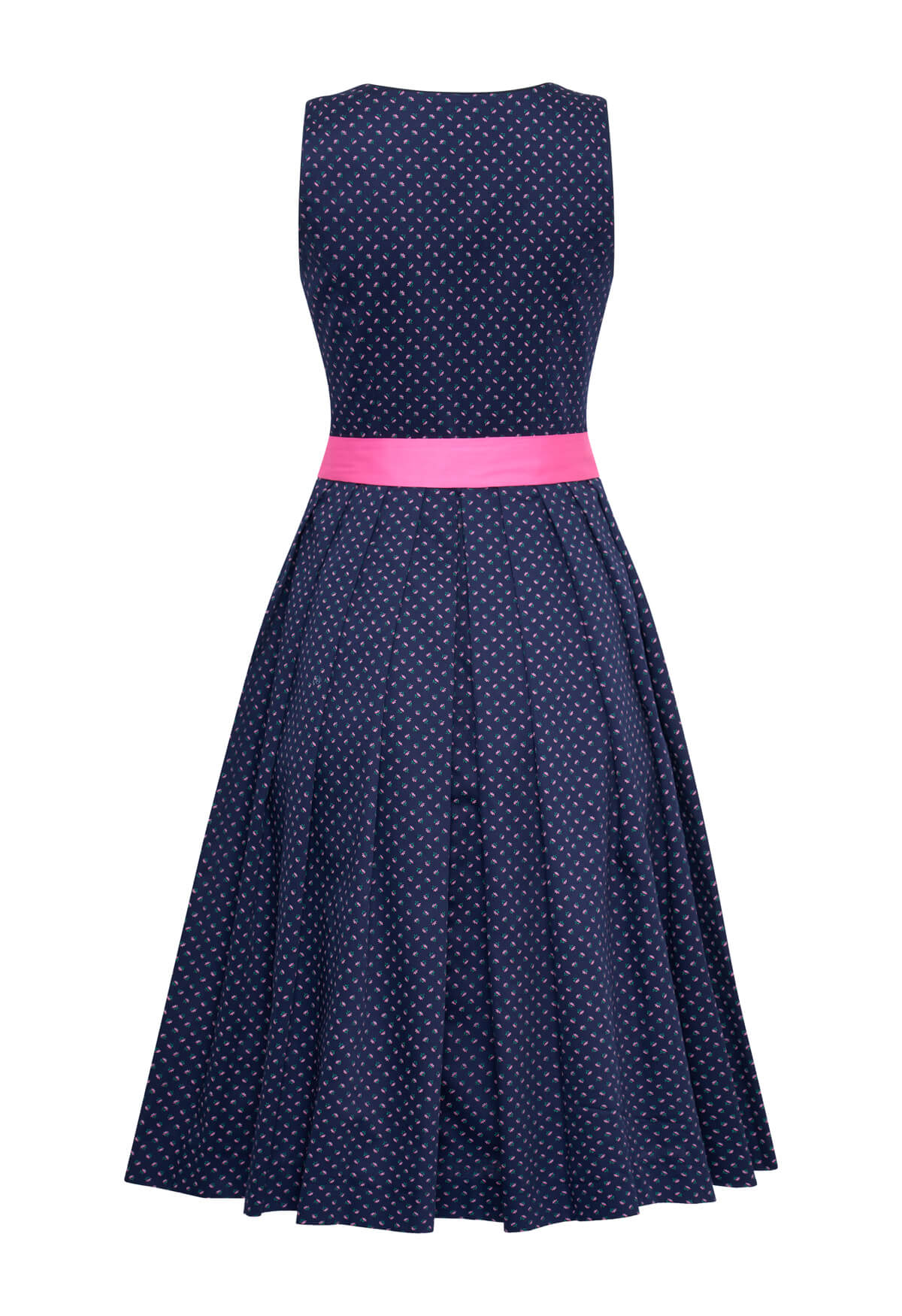 Dirndl Fanny aus Baumwolle Blau