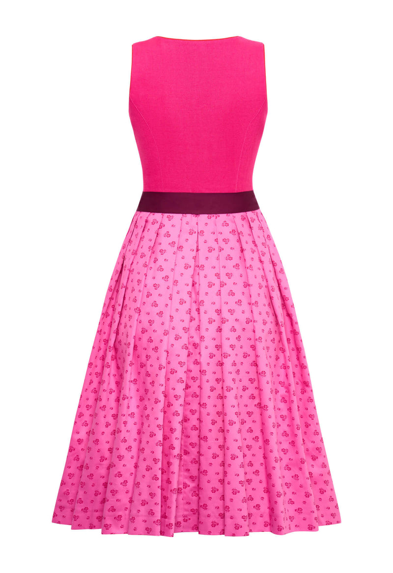 Dirndl Fanny Leinen Pink