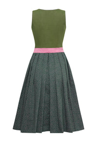 Dirndl Fanny Leinen Oliv