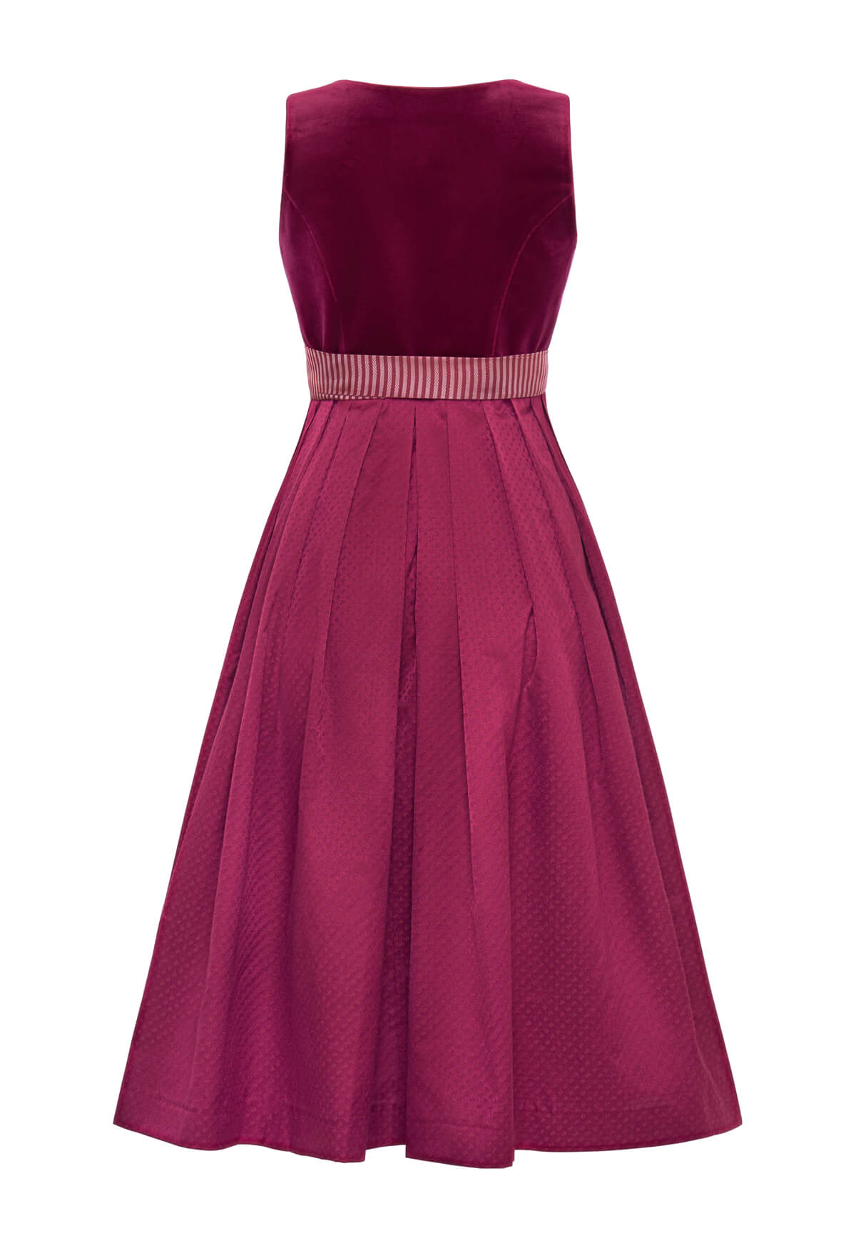 Dirndl Fanny aus weinrotem Samt