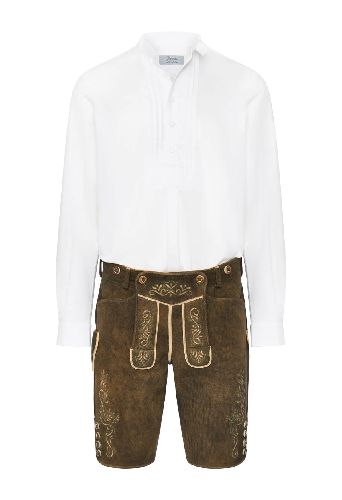 Pfoadhemd klassische Form Baumwolle