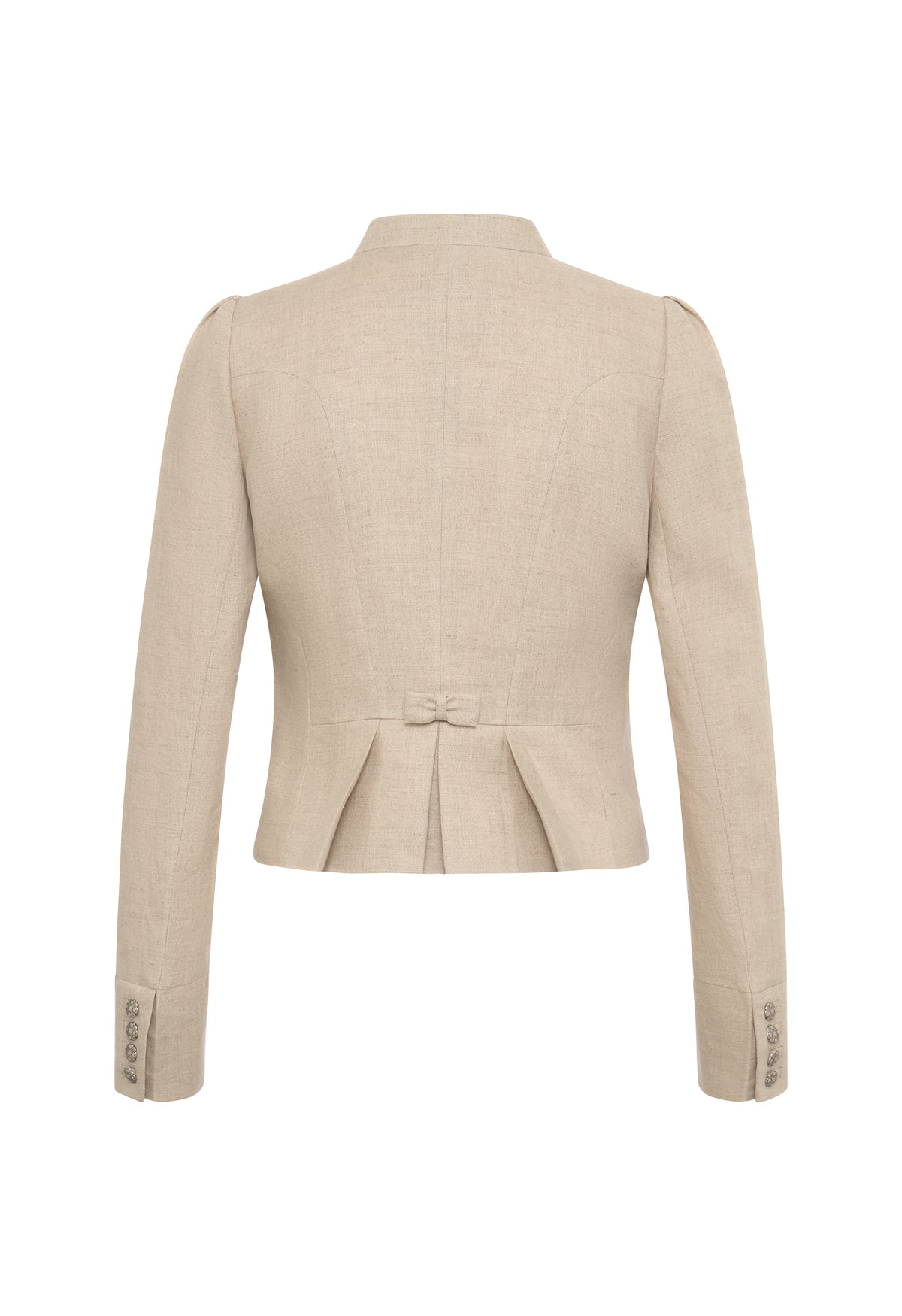 Daisy kurze Dirndljacke beiger Leinen