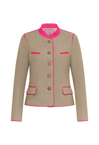Josefa Leinenjacke Details Pink