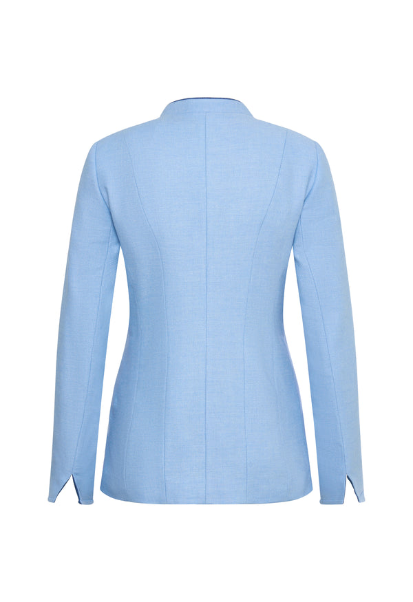 Lange Jacke Mia in der Farbe Hellblau