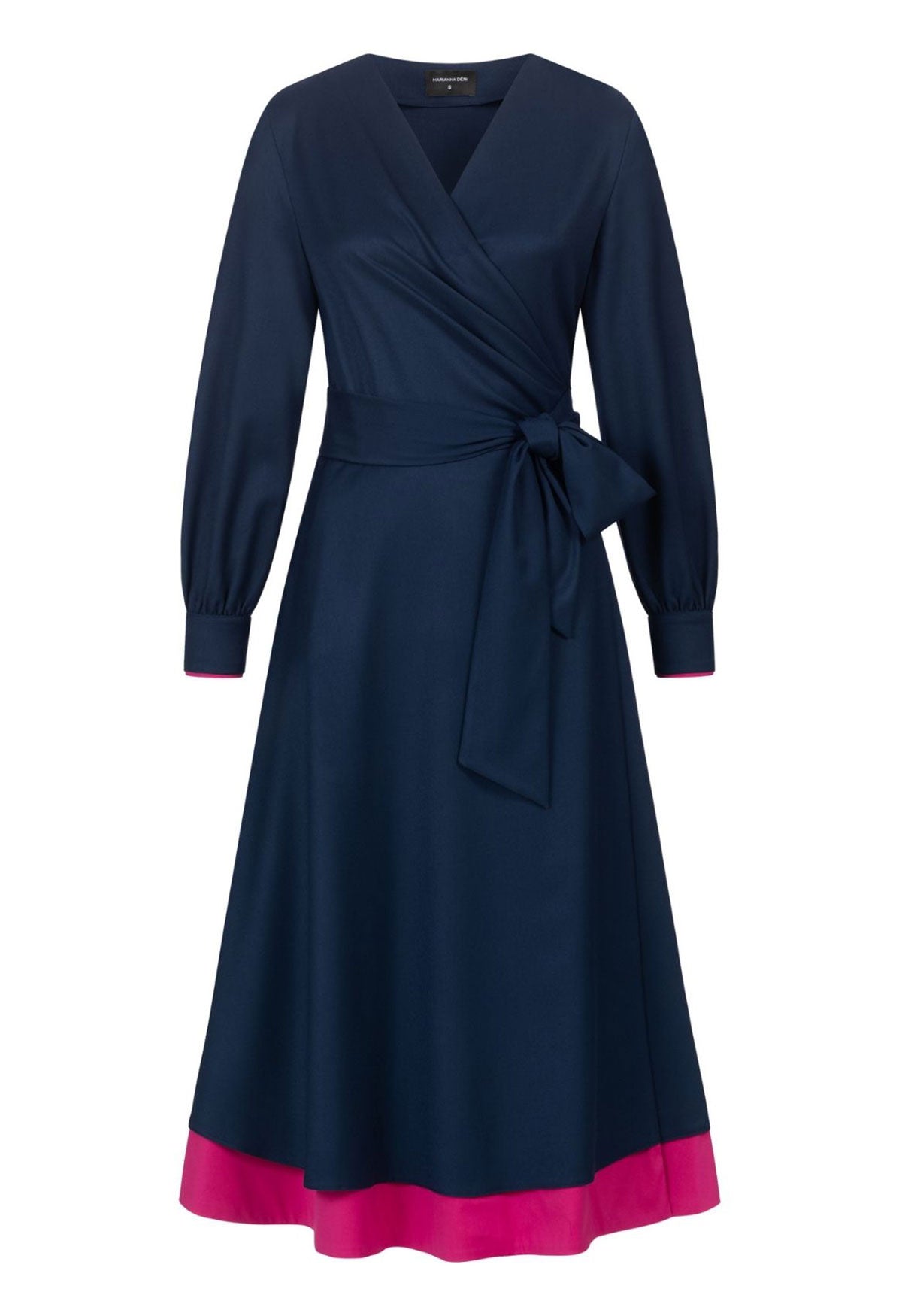 Wickelkleid Navy Pink